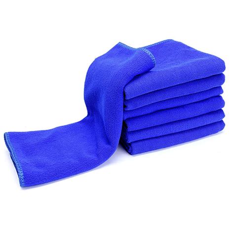 buy 40 40 cm microfiber cleaning cloth blue color kitchen absorbent cleaning