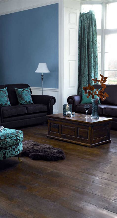 Living rooms marvellous dark gray leather couch living. Gray walls leather couch | Teal grey living room, Living ...