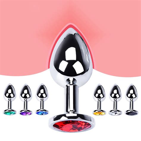 Anal Plug Sex Toys Mini Round Shaped Metal Stainless Smooth Steel Butt