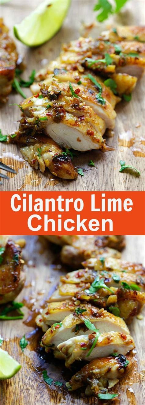 For this one pan cilantro lime chicken recipe, there is no added sugar and very minimal carbs so it fits great into a healthy and balanced lifestyle. Cilantro Lime Chicken | Easy Delicious Recipes | Lime ...