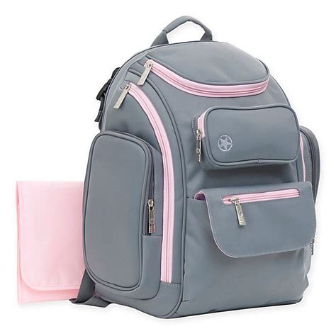 Pink Backpack Nappy Bag For School