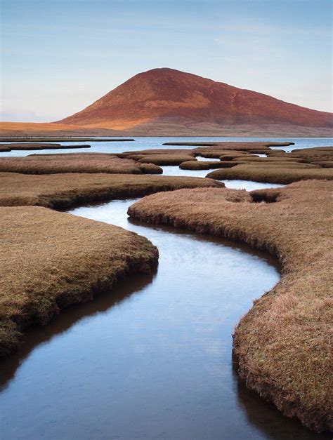 Rodel Saltmarsh In The Isle Of Harris Outer Hebrides Scotland