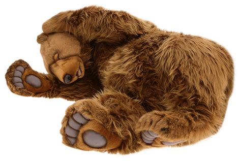 Sleeping Grizzly Bear Stuffed Animal Contemporary Kids
