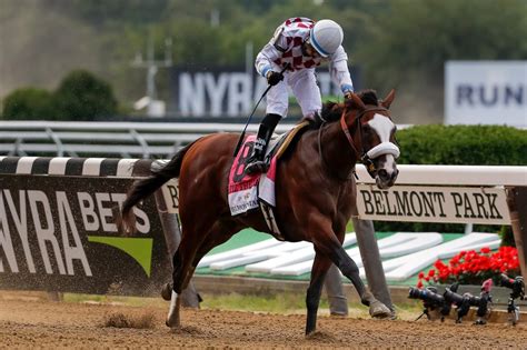 Tiz The Law Cruises To Victory At Belmont Stakes
