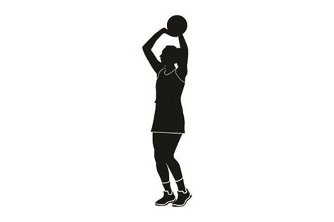 Netball Design Netball Svg File Netball Cricut Digital File Netball Fan