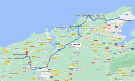 Ruta Por Cantabria En Coche En 6 Días Itinerario De Cada Día Mapa
