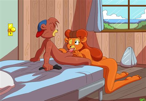 Rule 34 Anthro Bear Dahs Disney Fellatio Female Fur Furry Kit Cloudkicker Male Mammal Oral