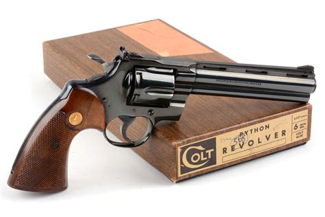 M Boxed Colt Python Double Action Revolver 1972 Auktionen