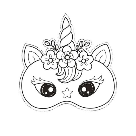 10 Awesome Unicorn Mask Templates Kitty Baby Love