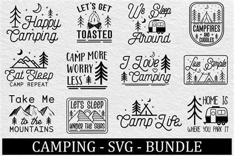 Camping Graphic By Clipart · Creative Fabrica