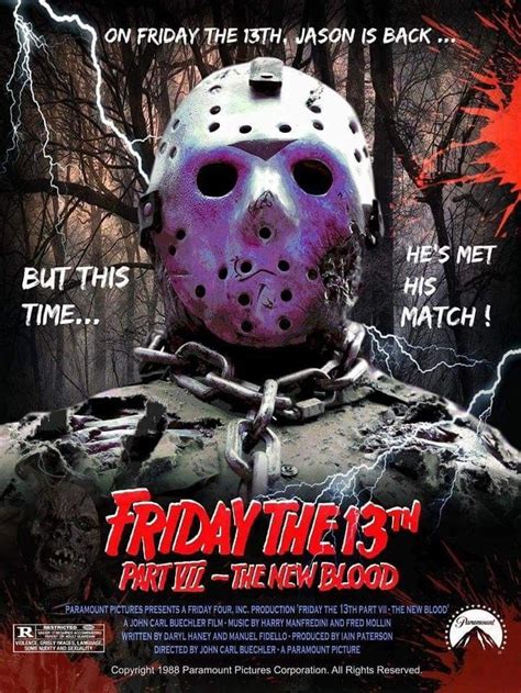 Friday The 13th Part Vii The New Blood Friday The 13th And Kane Hodder