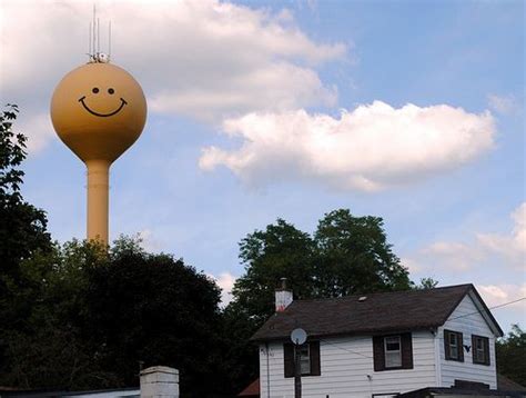 Smiley Face Water Tower In Eagle Wisconsin Came Here All The Time