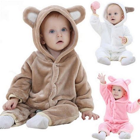 Bear Baby Boys And Girls Animal Onesies Cute Costume High Quality Traje