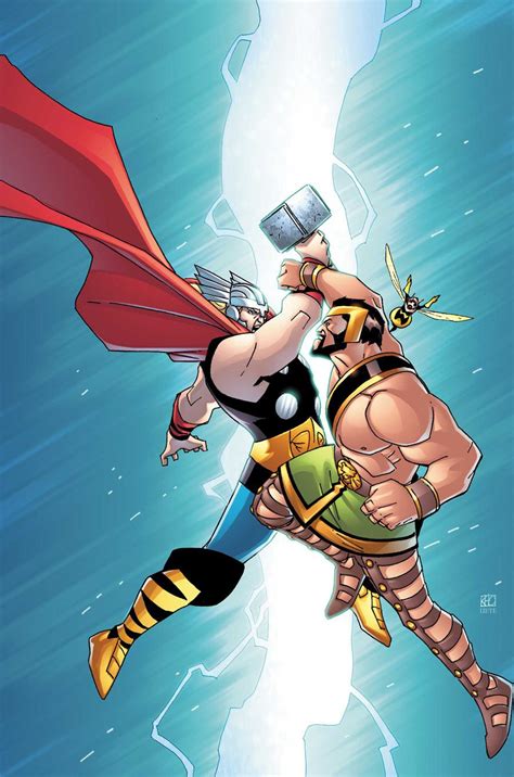 Thor Vs Hercules By Khoi Pham Thor The Mighty Thor Comic Books Art