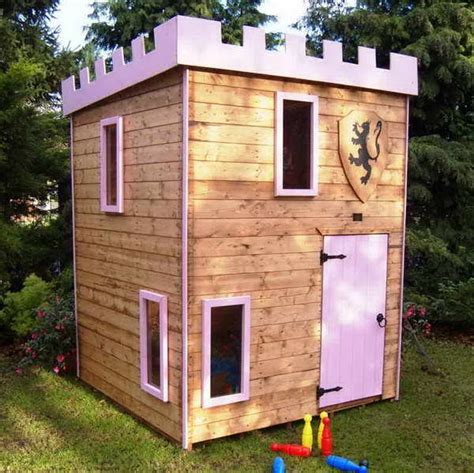 Providing families with high quality wooden toys since 2002. outdoor playhouses | Castle Outdoor Playhouse for Your ...