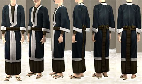 Mod The Sims Naruto Hakus Kimono By Pale