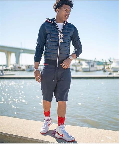 Lil Baby 💙 Nike Lilbaby Rapper Pinterestdee Rapper Outfits Lil