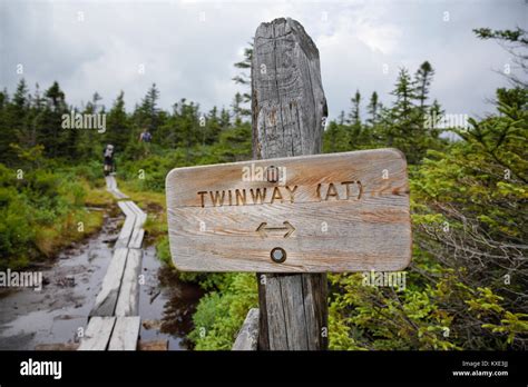 The Appalachian Trail Twinway Trail During The Summer Months In The