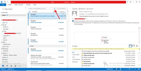 Search An Email In Outlook Manually How To Find Emails From Pst Files