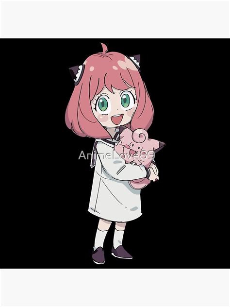 Anya Forger Cute Kawaii Poster For Sale By Animelove89 Redbubble