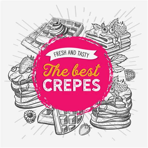 Crepes And Waffles Menu Stock Photos Pictures And Royalty Free Images