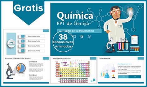 Plantilla Power Point De Química Plantillas Power Point Gratis