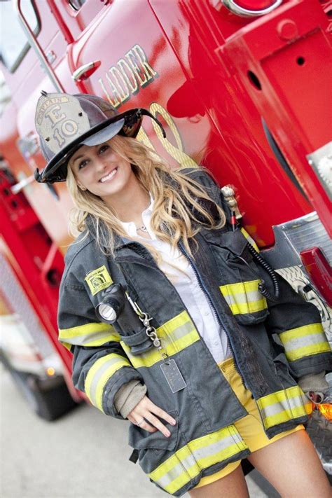 Firefighter Girlfriend I Want A Picture Like This Girl