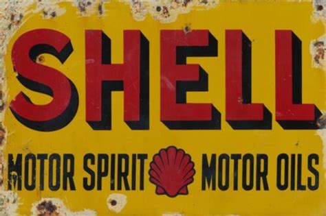 Shell Motor Oil Retro Metal Wall Plaque Art Vintage Advertising Tin