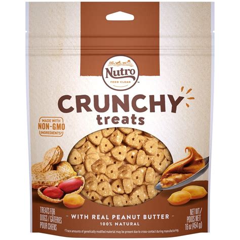 Nutro Crunchy Treats With Real Peanut Butter Dog Treats Hardypaw