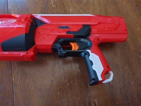 Nerf Mega Rotofury Pump Action Dart Gun Toy Blaster NO Darts Good Working EBay