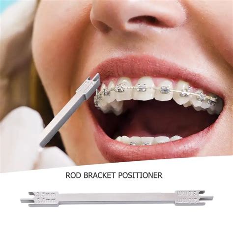 1 Pcs 3 Size Dental Brackets Gauge Locator Stainless Steel Rod Dental