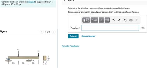 Solved Consider The Beam Shown In Figure 1 Suppose T