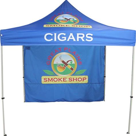 Canopy tents are portable, easy to set up and work for both outdoor and indoor use. Business Logo Canopy | Pop up canopy tent, Smoke shops ...