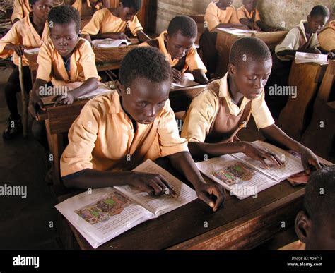 Painet Hn2246 7828 Children Boys Ghana School Supported By Crs
