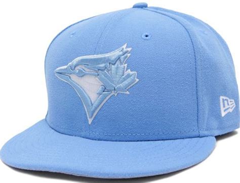 Custom Toronto Blue Jays Sky Blue 59fifty Fitted Baseball Cap By New