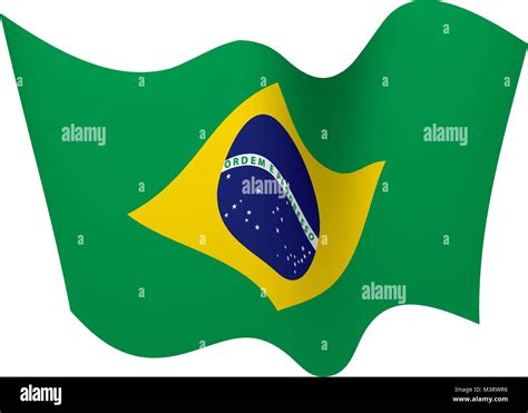 Brazil Flag Vector Illustration Stock Vector Image And Art Alamy
