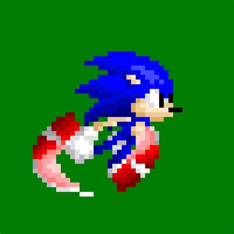 Pixilart Sonic Running Animation By Mr Pxl