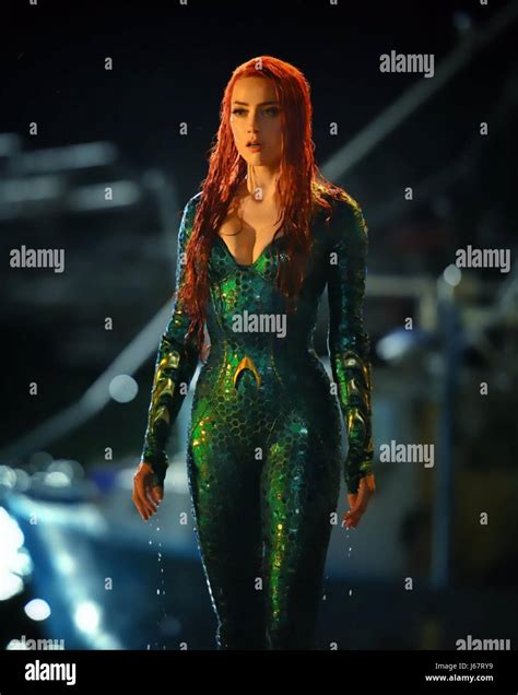 Aquaman 2018 Dc Comics Film With Amber Heard As Mera Stock Photo Alamy