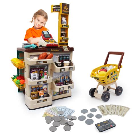 Buy Deao Supermarket Playset For Kids Grocery Store Pretend Play Role