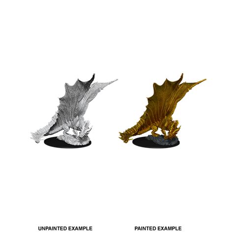 The young gold dragon dnd 5e monster has many advantages, the dungeons&dragons player can get them in the form of traits and actions. D&D Unpainted Nolzur's Marvelous Miniatures Young Gold Dragon