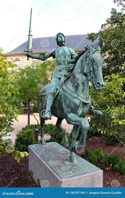 Statue Of Joan Of Arc Editorial Image 135634648
