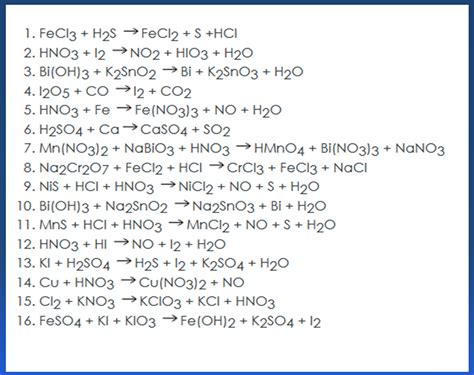 Reacciones Químicas Y Balanceo De Ecuaciones