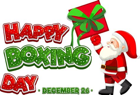 Happy Boxing Day Banner Design 14071111 Vector Art At Vecteezy