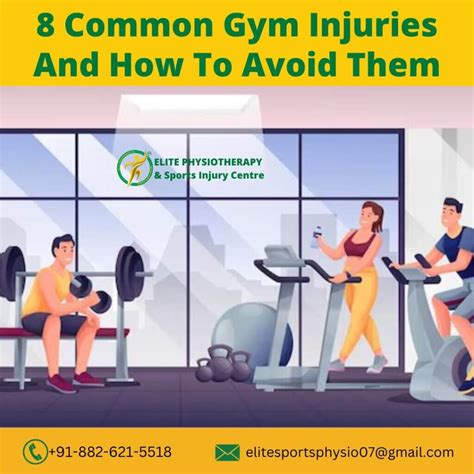 Common Gym Injuries And How To Avoid Them Elite Physio