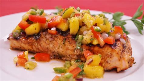 Salmon With Mango Salsa Dishin With Di Cooking Show Recipes