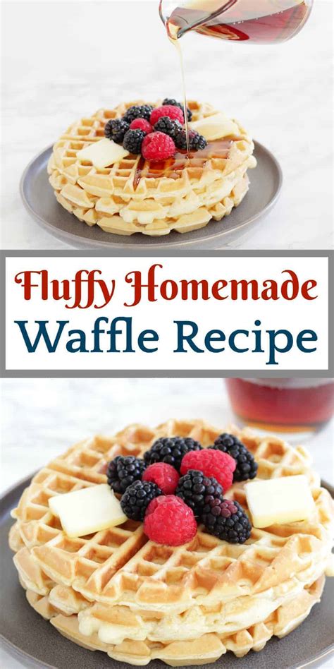 Best Homemade Fluffy Waffle Recipe Double Batch