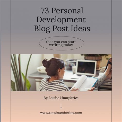 73 Personal Development Blog Post Ideas That You Can Start Today