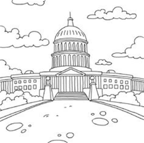 Washington dc monuments coloring pages. US Capitol Building coloring pages | US History Coloring ...