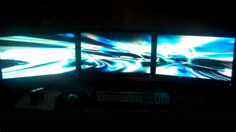 Triple Monitor Hyperspace Screensaver Youtube