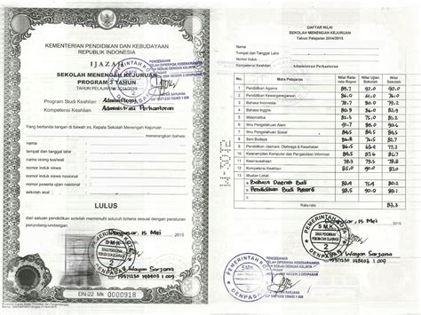 Ijazah Yang Dilegalisir Pentingnya Legalisasi Ijazah Untuk